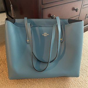 Coach Pebbled Leather Central Tote Bag